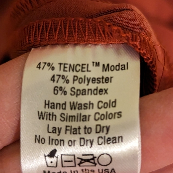 𝅺NWT Emerson Fry V neck long Button Up Maxi dress in rust / spice - Picture 13 of 13